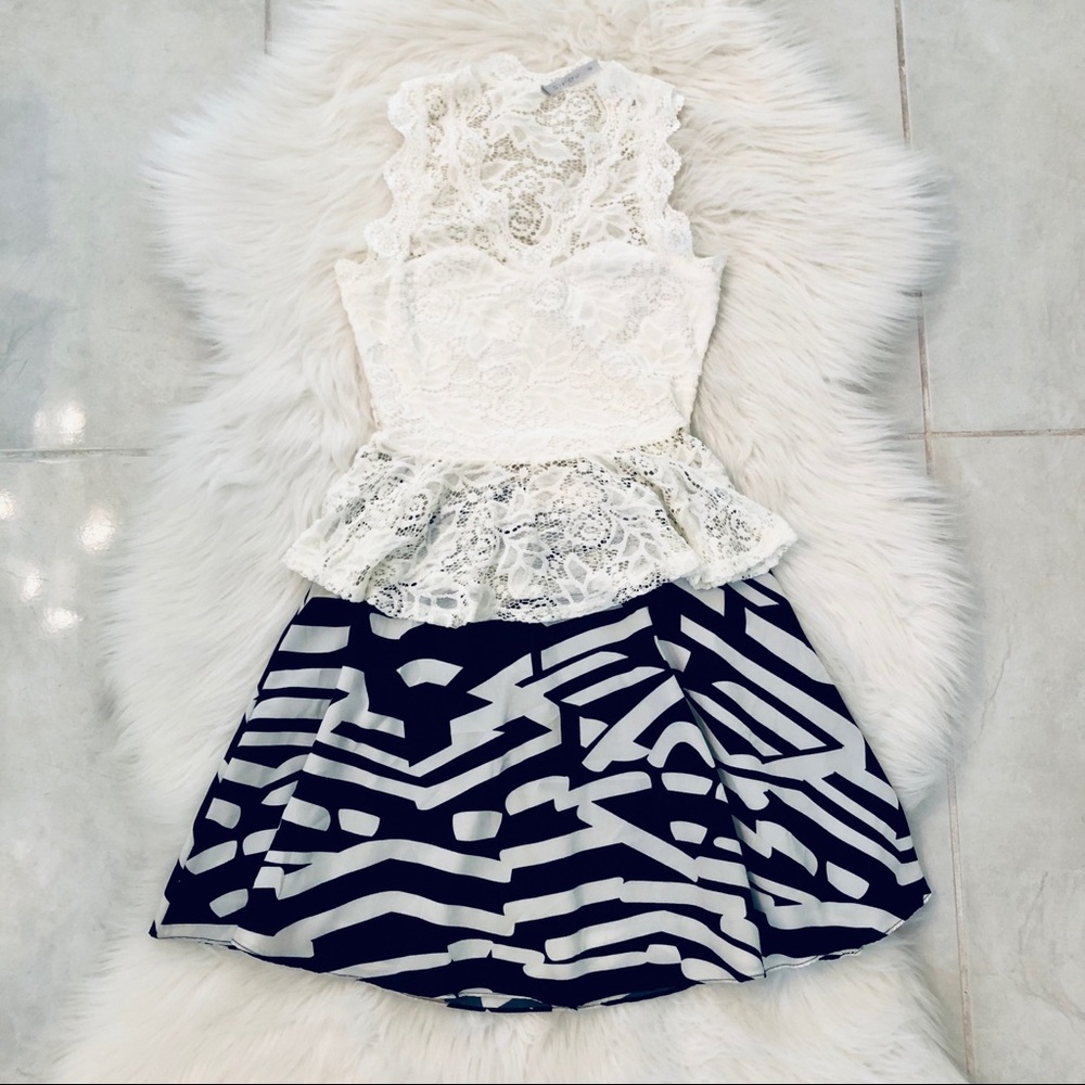 BUNDLE Classy Skirt & Blouse Set, XS/0